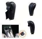 Revestimento Couro Manopla Câmbio Automático Honda Civic 2001 a 2005 Fit 2004 a 2008