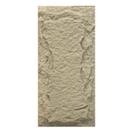 Revestimento de Parede Pedra Leve Decorativa 3D 120cm x 60cm x 5cm Formaco Decor Marrom/Marfim