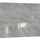 Revestimento Decorativo Premium Placa Marmorizada Marmo Gris 244cm x 122cm 2,97m² de Cobertura Formaco Decor Cinza