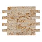 Revestimento Pedra Natural - Travertino Cairo Rústico 10x30cm - Importado - Rockface
