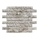 Revestimento Pedra Natural Travertino Rústico 10x30cm Aronne Branco Revestimento Pedra Natural Travertino Rústico 10x30cm Aronne Branco