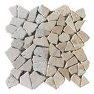 Revestimento Seixo Telado Branco Mármore 30x30cm Pedra Natural Premium Revestimento Seixo Telado Branco Mármore 30x30cm Pedra Natural Premium