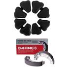 Revisão Freio Traseiro Titan 150 Fan 150 Coxim Coroa + Lona