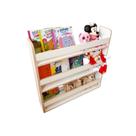 Revisteiro Estante Prateleira Infantil para Livros 70x70 cm - Branco Revisteiro Estante Prateleira Infantil para Livros 70x70 cm - Branco