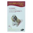 Revolution Zoetis 12% 1ml para Cães 10,1Kg a 20kg - 3 bisnagas