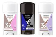 Rexona Clinical Antitranspirante Clean/Dry/Classic kit c/3