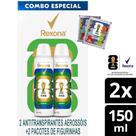 Rexona Desodorante Feminino Antitranspirante Aerosol Bambu 2x150ml + Pacote de Figurinhas Copa do Mundo da FIFA de 2026