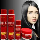 Rhenuks Ducha de Verniz Kit Capilar Completo com 4 Produtos para Todos os Cabelos