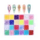 Rhinestones Coloridos Com Glitter 3500 Peças Redondas De Resina Com Fundo Plano Para Decoração De