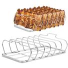 Rib Rack RTT Large em Aço Inoxidável com 6 ranhuras para fumantes