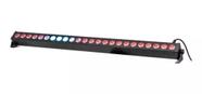 Ribalta Barra De Led Dmx Função Auto 24 Leds 12w Rgbw Slim
