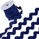 Ribbon GORGECRAFT Rick Rack Azul marinho 34 mm 9,1 m