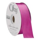 Ribbon Offray Berwick, cetim de dupla face, 1,5 cm, rosa silvestre