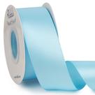 Ribbon Ribbli Azul claro, azul bebê, cetim de dupla face, 1,5 cm