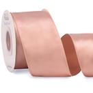 Ribbon Ribbli em ouro rosa com fio de cetim 6,35 cm x 18,29 cm Ribbon Ribbli em ouro rosa com fio de cetim 6,35 cm x 18,29 cm