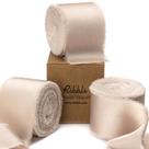 Ribbon Ribbli Light Champagne Silk Satin 3,8 cm x 27,4 cm Ribbon Ribbli Light Champagne Silk Satin 3,8 cm x 27,4 cm