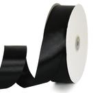 Ribbon TONIFUL Satin 4 cm x 91 m preta para embrulho de presente Ribbon TONIFUL Satin 4 cm x 91 m preta para embrulho de presente