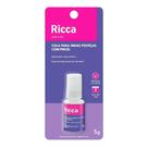 Ricca Cola para Unhas Postiças Com Pincel 5g