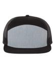 RICHARDSON - Boné Trucker de Sete Painéis - 168 Tamanho Único Cinza Mescla/Preto RICHARDSON - Boné Trucker de Sete Painéis - 168 Tamanho Único Cinza Mescla/Preto
