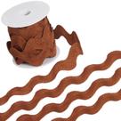 Rick Rack Trim GORGECRAFT 3,4 cm Café Poliéster 9,1 m Rick Rack Trim GORGECRAFT 3,4 cm Café Poliéster 9,1 m