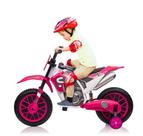 Ride On Motorcycle TOBBI Toddler Kids Dirt Bike 12V com rodas