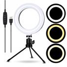 Right Light Com Ajuste de Luz 16cm Iluminação Ajustável Com Tripé Para Fotografia Portátil - TB1501