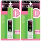 Rímel MAYBELLINE Great Lash, lavável e transparente para cílios 2x