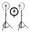 Ring Light 10 Polegadas 26Cm com Suporte de Celular e Tripé de 2.10mts