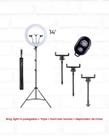 Ring light 14 (35cm) polegadas + disparador de fotos