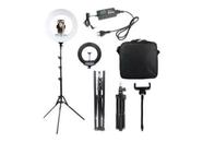 Ring Light 18 Polegadas Tripe com Suporte Celular 46cm