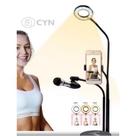 Ring Light 3 Tons Led Com Suporte Para Celular E Microfone 3 Em 1 Gravação