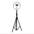 Ring Light 30cm com Suporte Para Celular e Tripé de Mesa