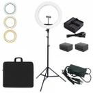 Ring Light 46 cm com Dimer +tripe de 1,80 +Baterias e Carregadores