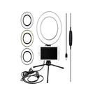 Ring Light 6 Polegadas de Mesa 16cm com Tripé (iluminação)