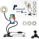 Ring Light Completo Suporte Celular Maguiagem Live Stream