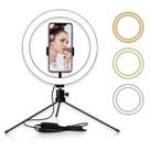 Ring light de mesa c/ suporte p/ celular
