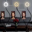 Ring Light De Mesa Suporte Articulável Iluminador De Led 6 Polegadas