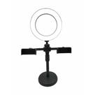Ring Light de Mesa Tripé Com 2 Suporte Celular Portátil Ws-868 Kit 2 Unidades Ring Light de Mesa Tripé Com 2 Suporte Celular Portátil Ws-868 Kit 2 Unidades