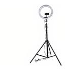 Ring Light Iluminador 10 Polegadas Anel 26Cm com tripé de 2.10mts e Suporte de Celular