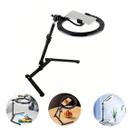 Ring Light LED Bicolor TudoPraFoto + Tripé 30cm + Base