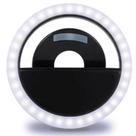 Ring Light LED Celular USB 8 cm Preto