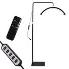 Ring Light Led Meia Lua 36W Arco Estético 60cm com Controle e Suporte Celular - HD-M6X