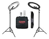 Ring Light LED Profissional Bicolor 19 Polegadas com Tripé Tomate MLG-048A