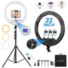 Ring Light MACTREM 22" com Tripé de 75" - LED 6500K