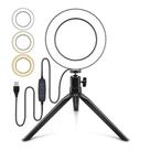 Ring light maquiagem 16cm 6 polegadas c/ tripé - Bela Home