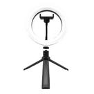 Ring Light Oex Game RL-20, com Suporte para Smartphonecm, USB, 3 Tons de Iluminação, Controle, Preto