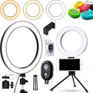 Ring Light Profissional Iluminador Led Selfie + Tripé Suporte Para Celular Vídeo Profissional Universal Ring Light Profissional Iluminador Led Selfie + Tripé Suporte Para Celular Vídeo Profissional Universal