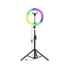 Ring Light Rgb Iluminador 10 Pol Luz Led