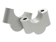 Riser up adaptador guidão bmw r 1200 1250 gs