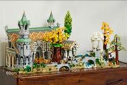 Rivendell - blocos de montar vale do senhor dos aneis - the lord of the rings 6167 peças